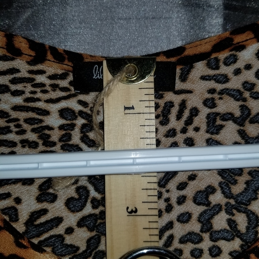 Lily Morgan Womens Cheetah Leopard Print Stretchy Dress Label Reads Size Small - Picture 11 of 14